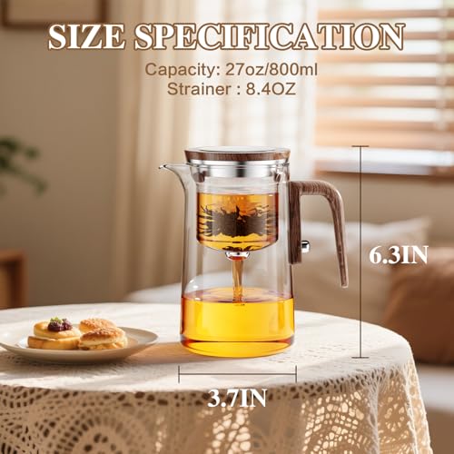 Enchanti One-Touch Glass Teapot Set