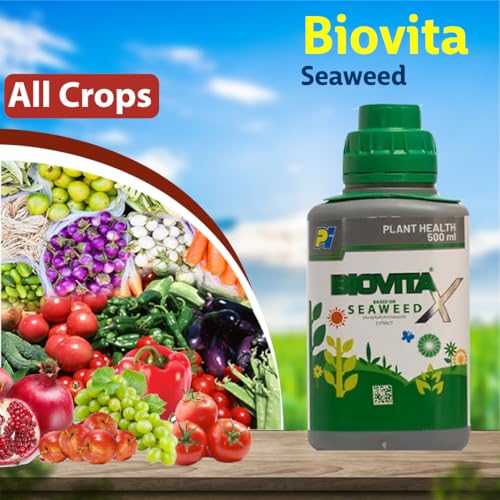 Image of Biovita X || Liquid Seaweed Concentrate Fertilizer For Utility In Gardens, Field Crops And Vegetables || 100ml