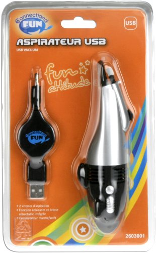 USB Mini Vacuum Cleaner with retrac