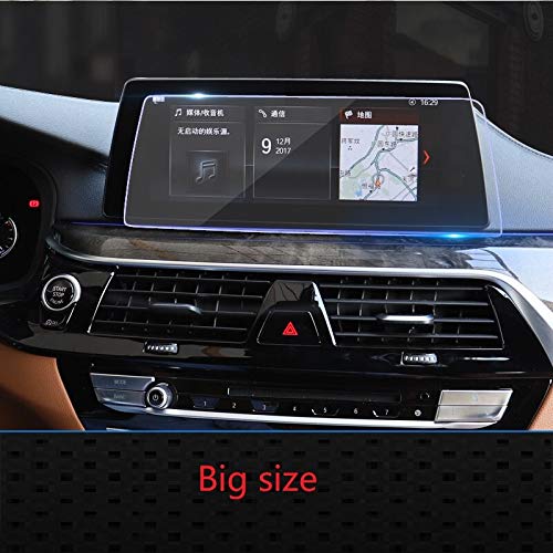 Osłona ekranu nawigacji GPS szkło hartowane do BMW serii 5 G30 2018 - duży rozmiar