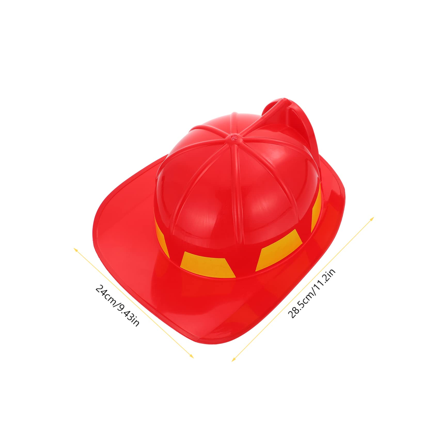 CORHAD Safety Helmet for Boys and Girls Fireman Hat Decor Boys and Girls Role-play Helmet Firefighter Toys Fun Cosplay Prop
