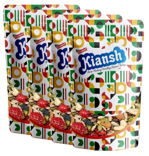 Image of Kiansh Dry fruits Nuts And Seeds (Dried Trail Mix /Breakfast Mix, 1000g)