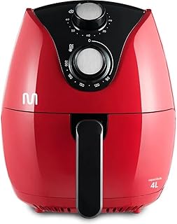 Fritadeira Elétrica Air Fryer 4L 1500W com Grade Vermelha Multilaser – CE083﻿