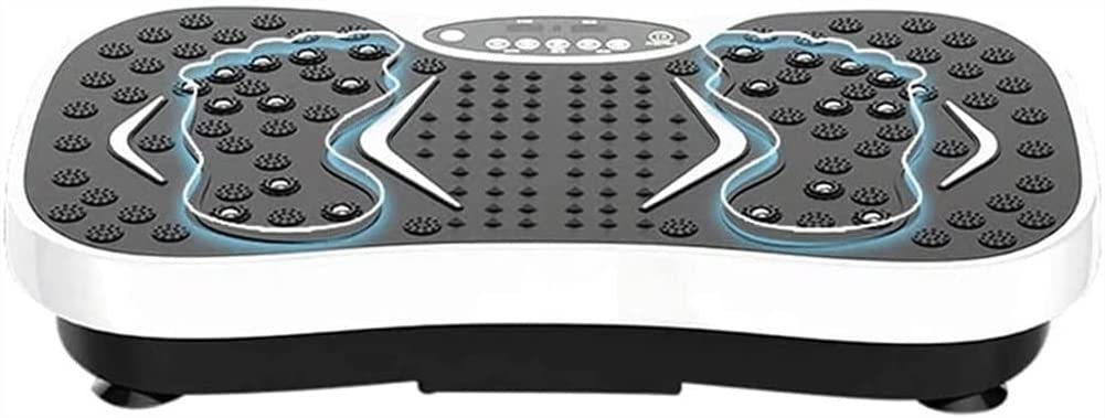 Vibration Plate Exercise Machine 99 Levels Whole Body Shape Vibration Platform Machine with Resistance Bands and Remote for