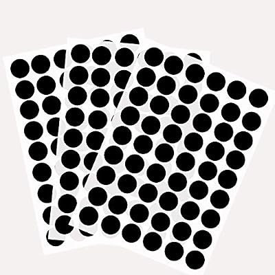 162 piezas de plástico de tornillo de tapas de agujeros pegatinas autoadhesivas para madera muebles de armario estante placa negro