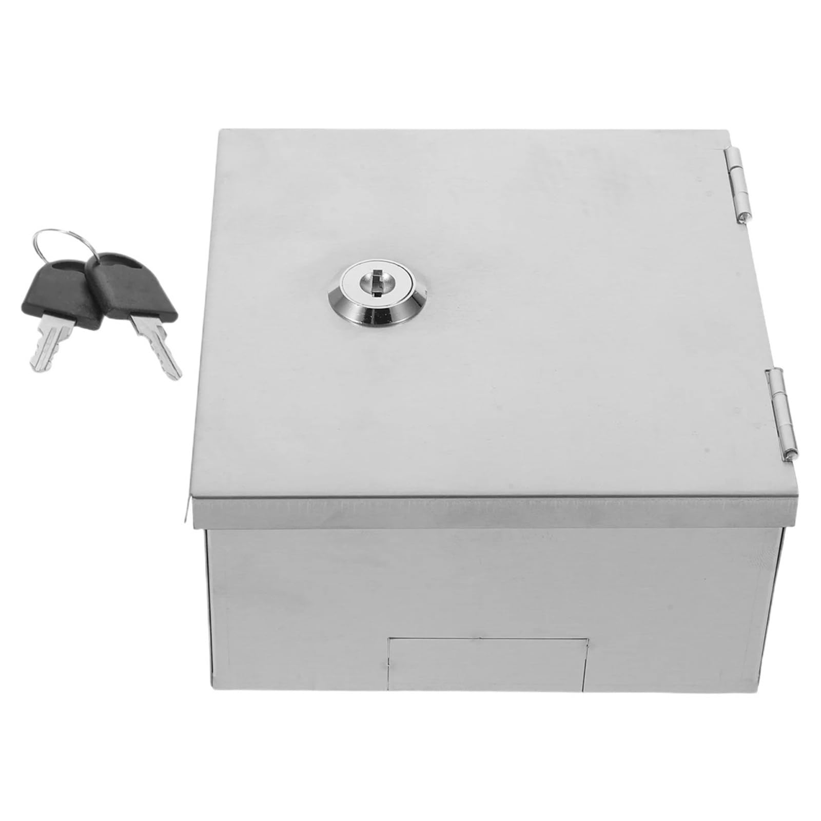 Protector de enchufe impermeable de acero inoxidable con cerradura para tapas de enchufes, antirrobo, resistente a la lluvia