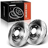 A-Premium 11.57 inch (294mm) Front Vented Disc Brake Rotors Compatible with Select Jeep, Dodge, Chrysler and Mitsubishi Models - 200, Sebring, Avenger, Caliber, Compass, Outlander, Eclipse, Galant