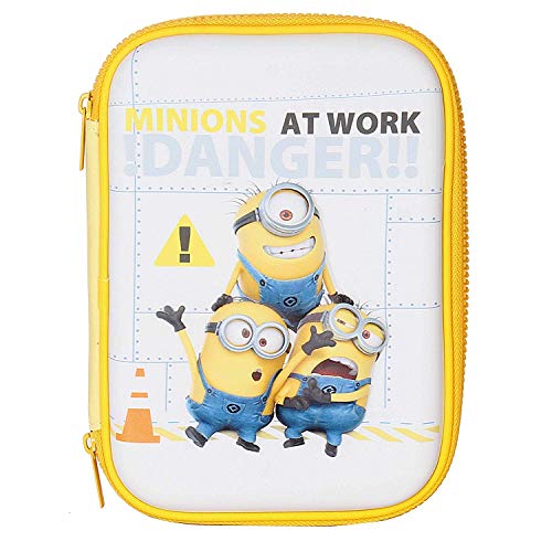 AKANAR Stylish Minion Print Hardtop EVA Pencil Case Stationery Organizer School Kids Boys Girls Teenagers Documents Organiser Pen Holder Zipper Pouch Multipurpose Pencil Box (Set of 1, White) AKANAR Stylish Minion Print Hardtop EVA Pencil Case Stationery Organizer School Kids Boys Girls Teenagers Documents Organiser Pen Holder Zipper Pouch Multipurpose Pencil Box (Set of 1, White)