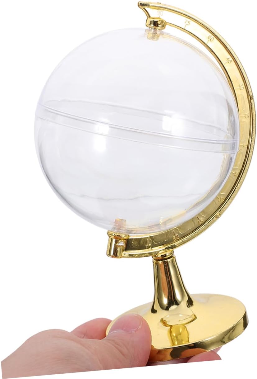 20pcs Globe Candy Boxes for Wedding Favors Fillable Plastic Containers for Party Treats Decorative Favor Boxes for Birthdays and Special Occasions