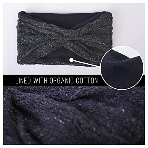 CHARM Casualbox Maglione Headband con Organico