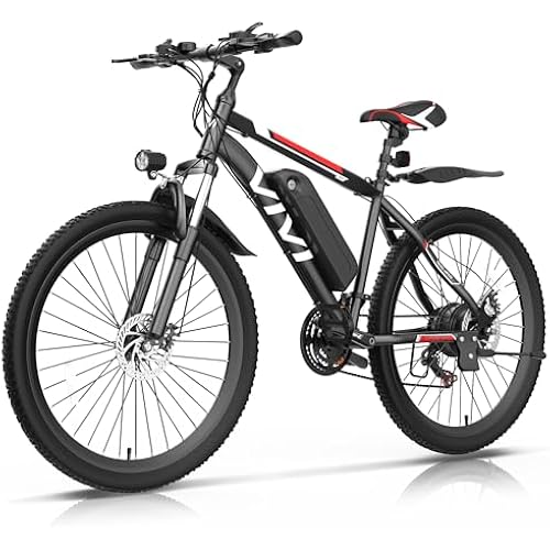 Vivi Electric Bike for Adults, Peak 750W Ebike 26" Electric Mountain Bike, 20MPH Adult Electric Bicycles Commuter Ebike with 48V Battery, Up to 50 Miles, 21 Speed