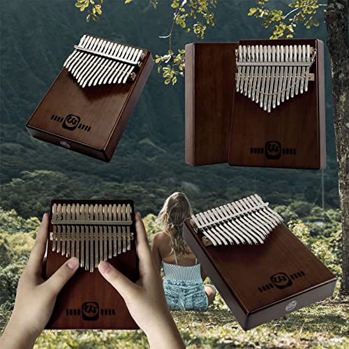 Waltert Kalimba Thumb Piano Marimba Musical Instruments Walnut Finger Piano Gifts For Kids Adult Beginner And Professional (17 Keys) #TOP4