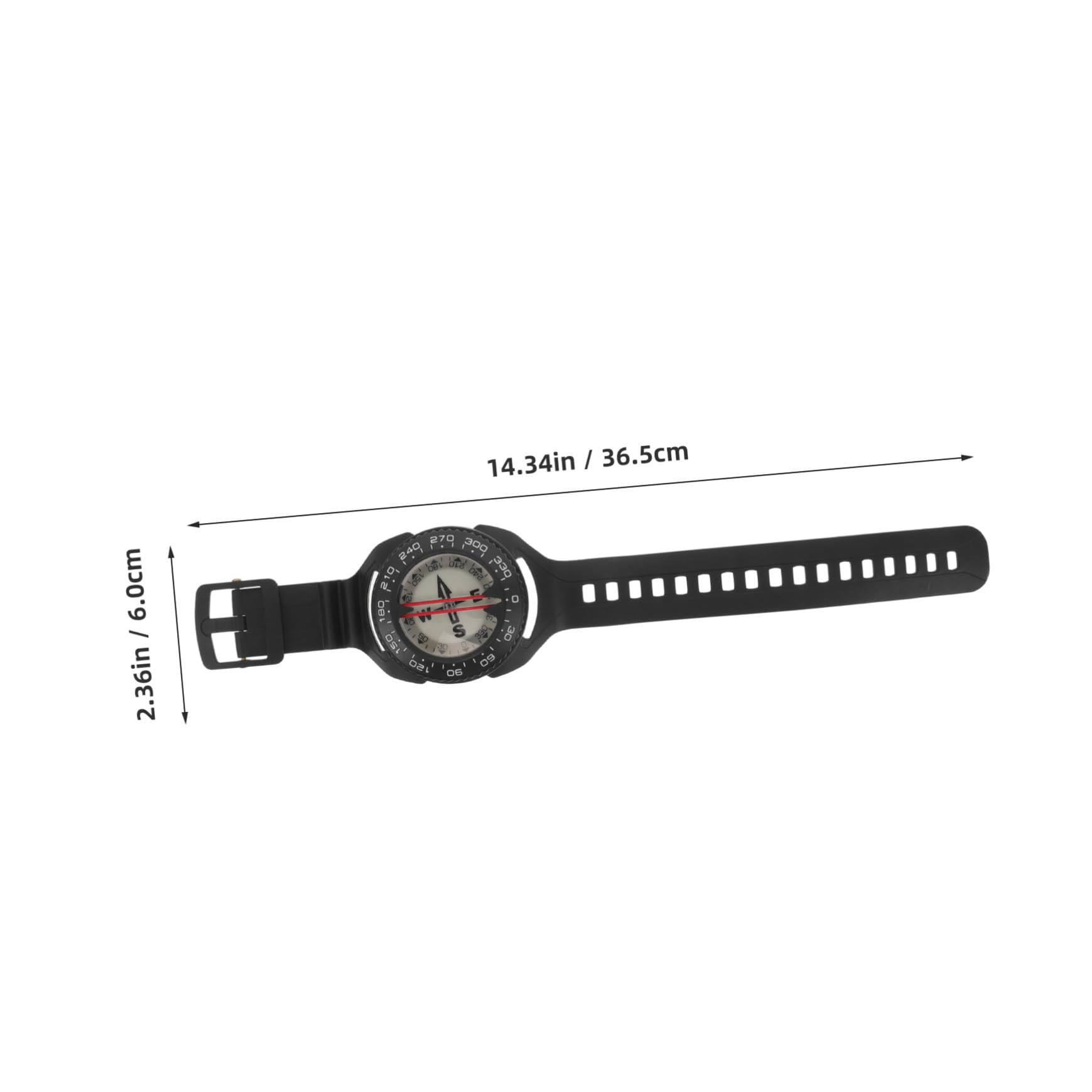 UPKOCH Boussole de Poignet Lumineuse pour Plongée Étanche et Portable avec Affichage pour Orientation Précise et Utilisation Camping ou Randonnée