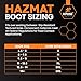 Hazmat Boot and Shoe Covers For Hazardous Materials - Explosives, Gases, Flammable Liquids, Peroxide and More – 2XL Yellow 12