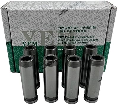 8 PCS 804D-33 Intake and Exhaust Valve Guide Suitable For Perkins Diesel Engine Parts Repair Replacement