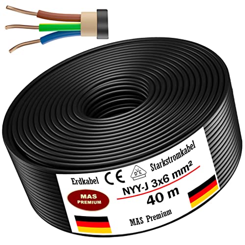 MAS-Premium® NYY-J Cavo elettrico di marca tedesca...