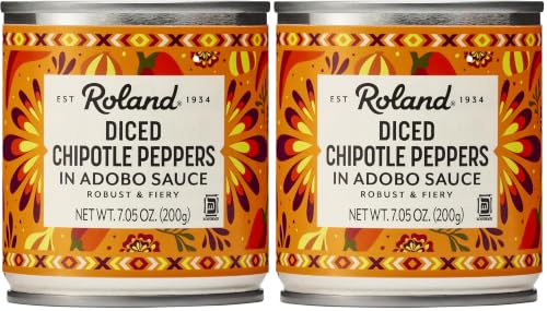 Roland Foods Diced Chipotle Peppers in Adobo Sauce, Specialty Imported Food, 7.05 Ounce, Pack of 2 image 5