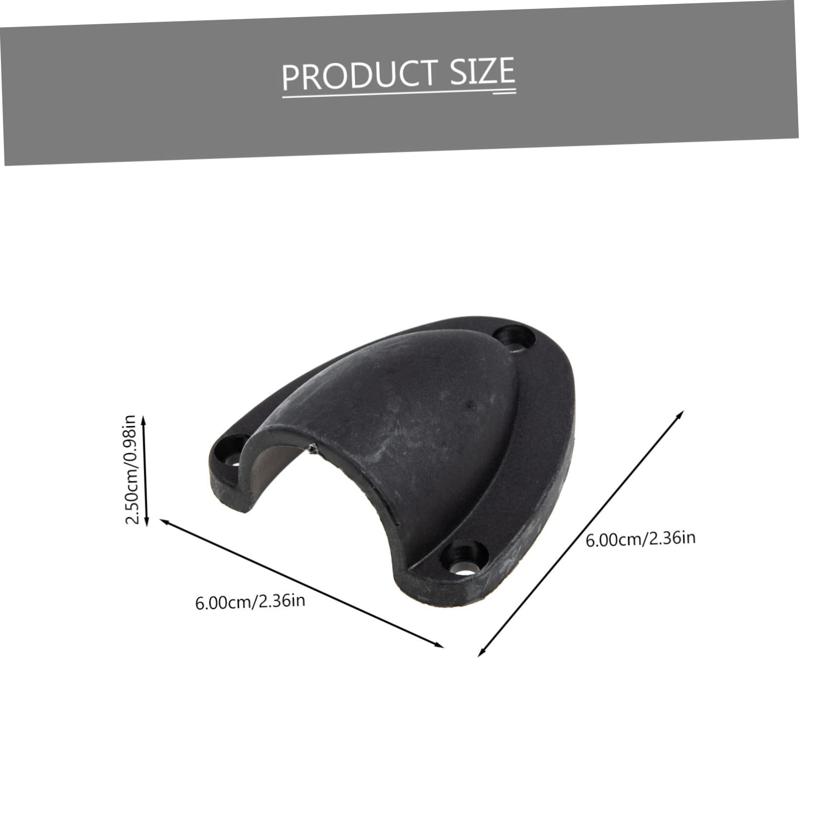 Mikikit Marine Air Vent Cover Boat Deck Vents 2.5 Inches Cable Marine Cable Clam Deflector Nylon Material