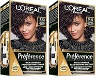 L'Oreal Paris Préférence Permanent Hair Colour - 3.12 Intense Cool Dark Brown (Intense, Fade-Defy (Pack of 2)