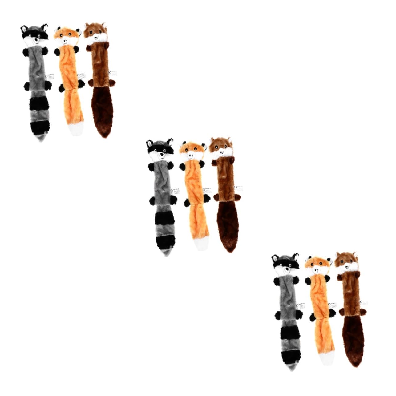 INOOMP 9pezzi Giocattoli Chew Per Imbottitura Giocattoli Squeaky Per Resistenti e Interattivi Per La Noia e Del