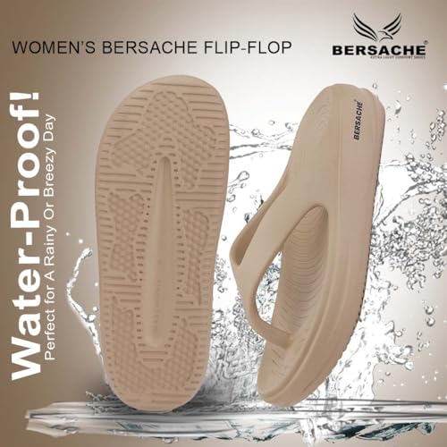 Image of BERSACHE Soft Classic Casual with Regular wear with Ultra Soft & Flexibility Technology Flip Flop for Women's
