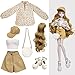 Proudoll 1/3 BJD Doll Clothes 60cm 24in SD Ball Jointed Dolls Accessories Set Cap Wig Blouse Tank Short Crossbody Bag High Heel