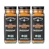 Watkins Organic Seasonings with Salt, 4.2 Ounce, Pack of 3