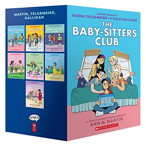 The Baby-sitters Club Graphic Novels #1-7: A Graphix Collection: Full-Color Edition (The Baby-Sitters Club Graphix) Cover