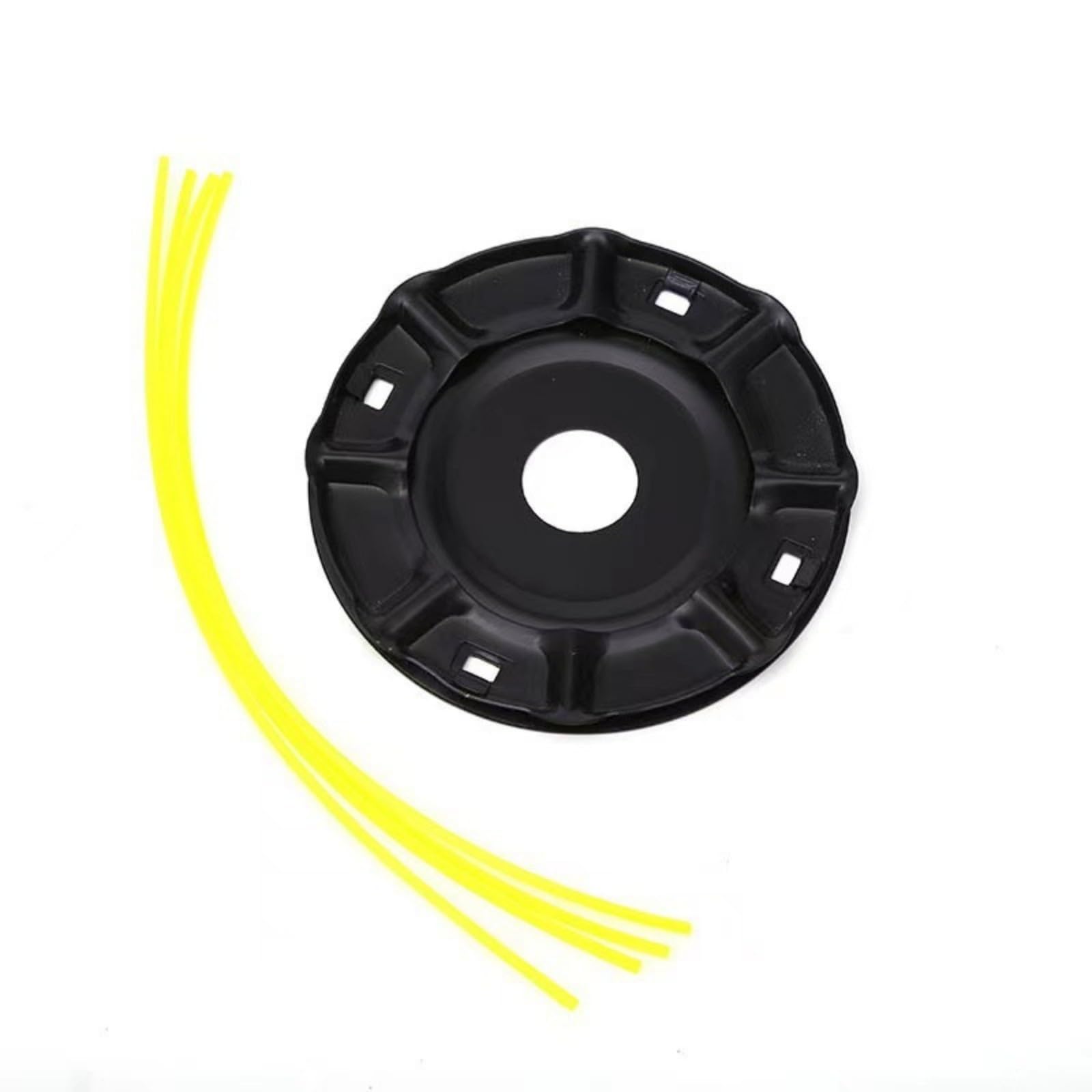 1 Metal Brush Trimmer Head for Lawnmowers Heavy Duty Design & Easy Installation Reinforced Metal Trimmer Head for Obstacles