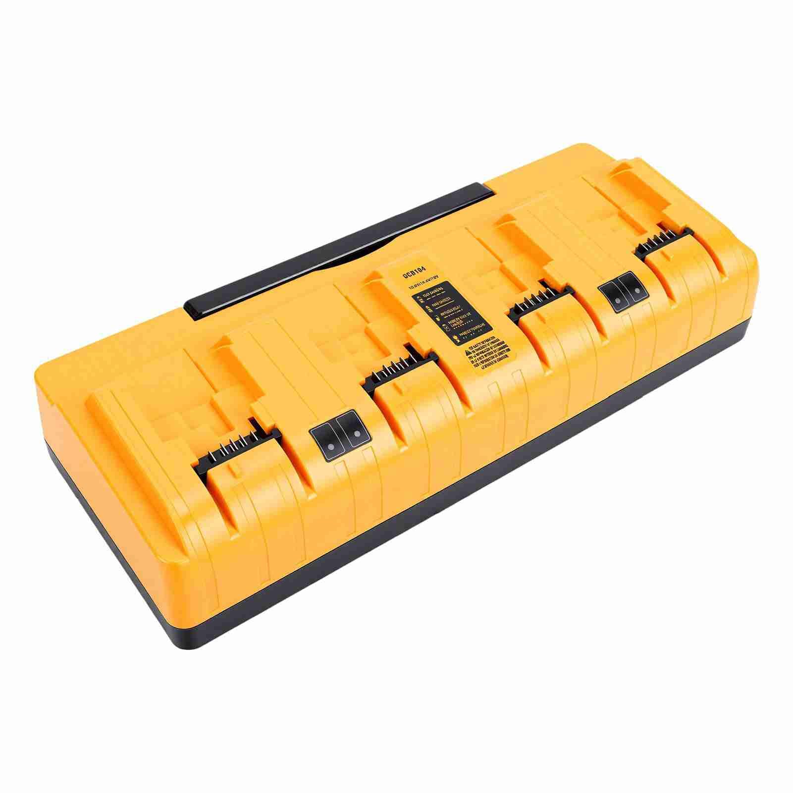 Marhynchus Caricabatterie a 4 Porte, Stazione di Ricarica Rapida 3A | Custodia in ABS, Uscita 240 W, Indicatori LED, Montabile a Parete, Compatibile con