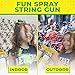 Toysery Party Streamer Spray String Shooter Toy for Boys and Girls, Party Streamer Spray String for Kids, Great Toy Pistol with Non-Toxic Spray