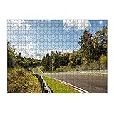 artboxONE-Puzzle L (500 Teile) Natur Der große Sprunghügel - Puzzle nürburgring bunt Herbst