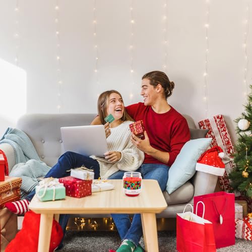 Red-Rose-Scented-Candle-Gift-Set-for-Women-Large-16oz-Highly-Aromatherapy-Glass-Jar-Candle-for-Christmas-Home-Party-Gathering-Relaxing-Ambience-Decoration-90-Hours-Burn-Time