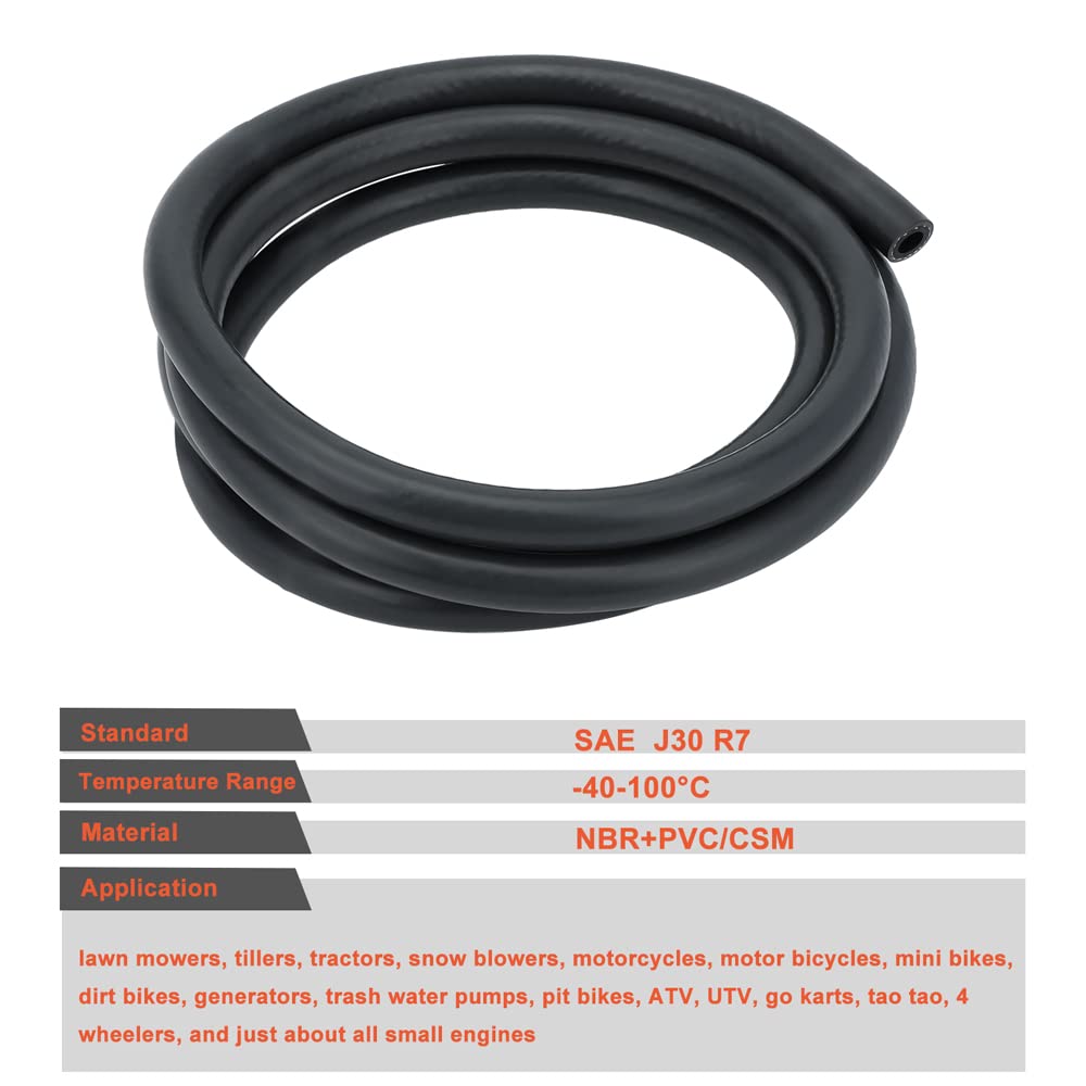 Briggs Stratton Lawn Mower Accessory Fuel Hose With Clamps Bunnings