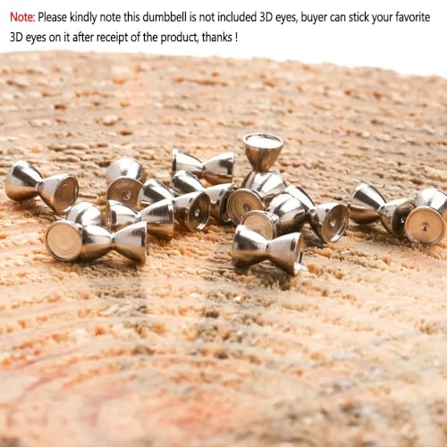 Set de 20 cuentas de peso en latón para pesca con mosca miniatura 4