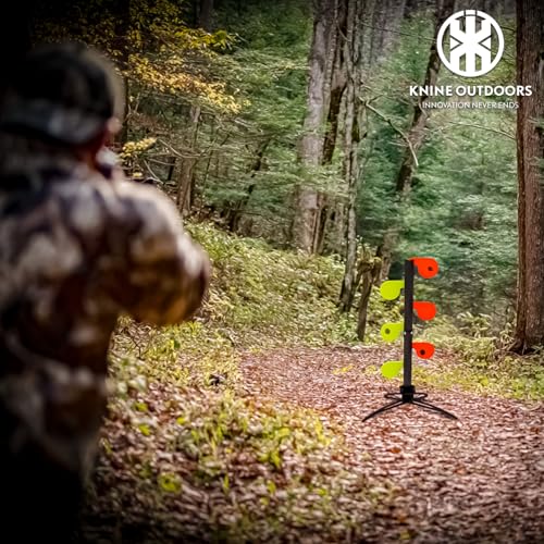 Image of KNINE OUTDOORS 3 /8 inch AR500 Dueling Tree Target 6pc 6 inch Paddles