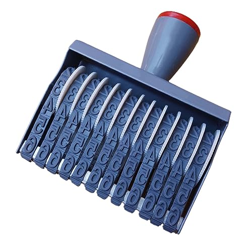 HiaiLouse 12桁のホイールナンバースタンプカレンダー時間ポータブルオフィス学校日付