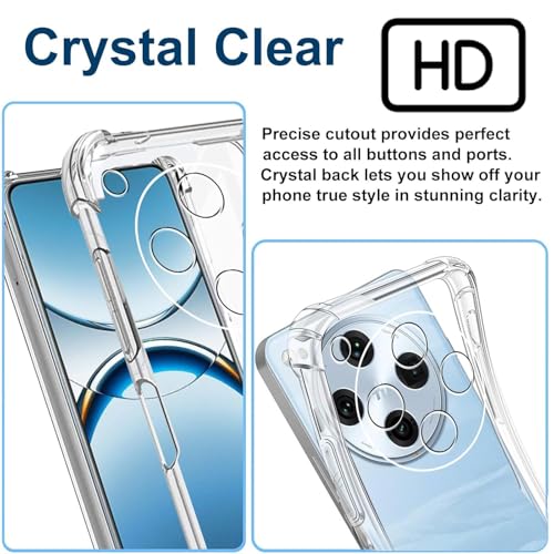 Image of Compatible for [ vivo T4 5G ] Bumper Back Case Cover for [ vivo T4 5G ] - Transparent