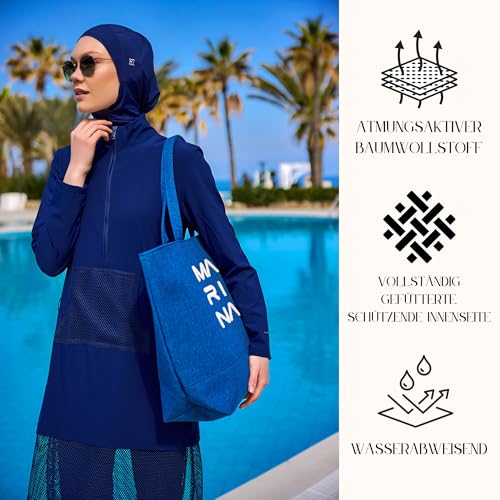 Sac de plage pour femme grand format imperméable résistant au sable - 5