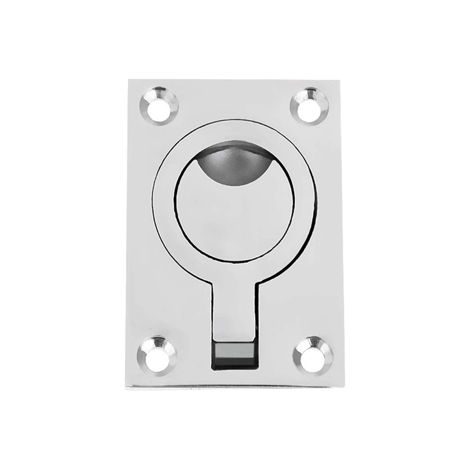 Uchwyt do holowania luku łodzi ze stali nierdzewnej 316 62mm * 45mm Pierścień spłukiwany podnoszenia Pokład ciągnięcia Sprzęt morski