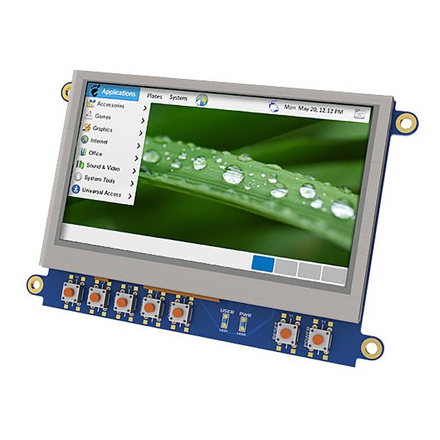 4DCAPE-43T, Display Modules 4.3"LCDDispCAPEw/Tch for Beaglebone Black