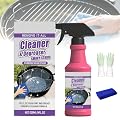 Fast-Acting Heavy-Duty Grill Degreaser Spray, Safe BBQ Cleaner for Outdoor Grills, Burnt Food & Grease, Multipurpose Oil Stain Remover for Ovens & Grates (1pc)