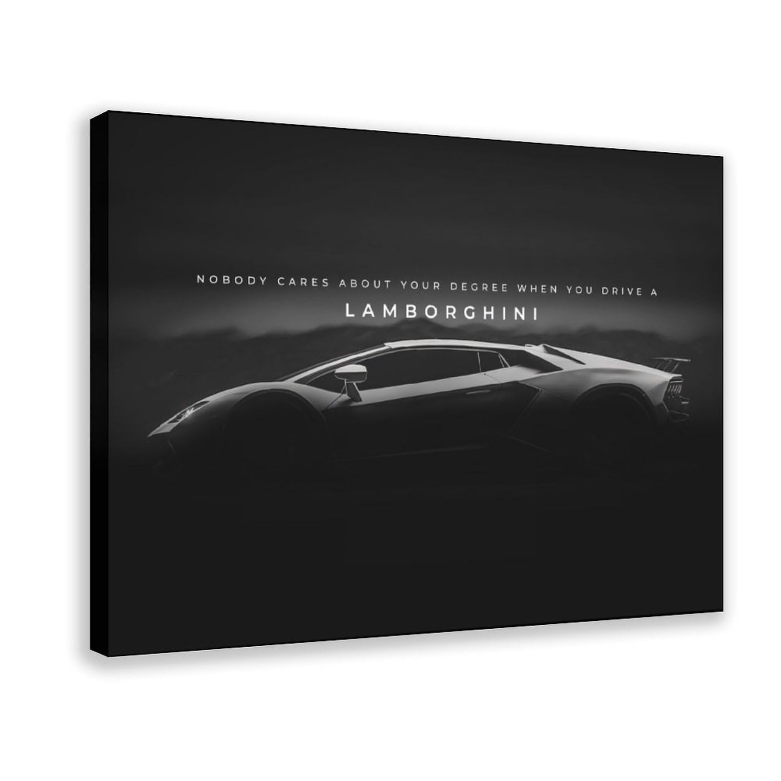 Nobody Cares Motivational Room Aesthetics Canvas Wall Art Posters And Prints Room Aesthetic Bedroom Office Decor 20x30inch(50x75cm)
