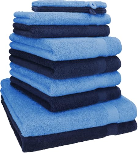 Betz Set di 10 asciugamani Premium 2 asciugamani da doccia 4...
