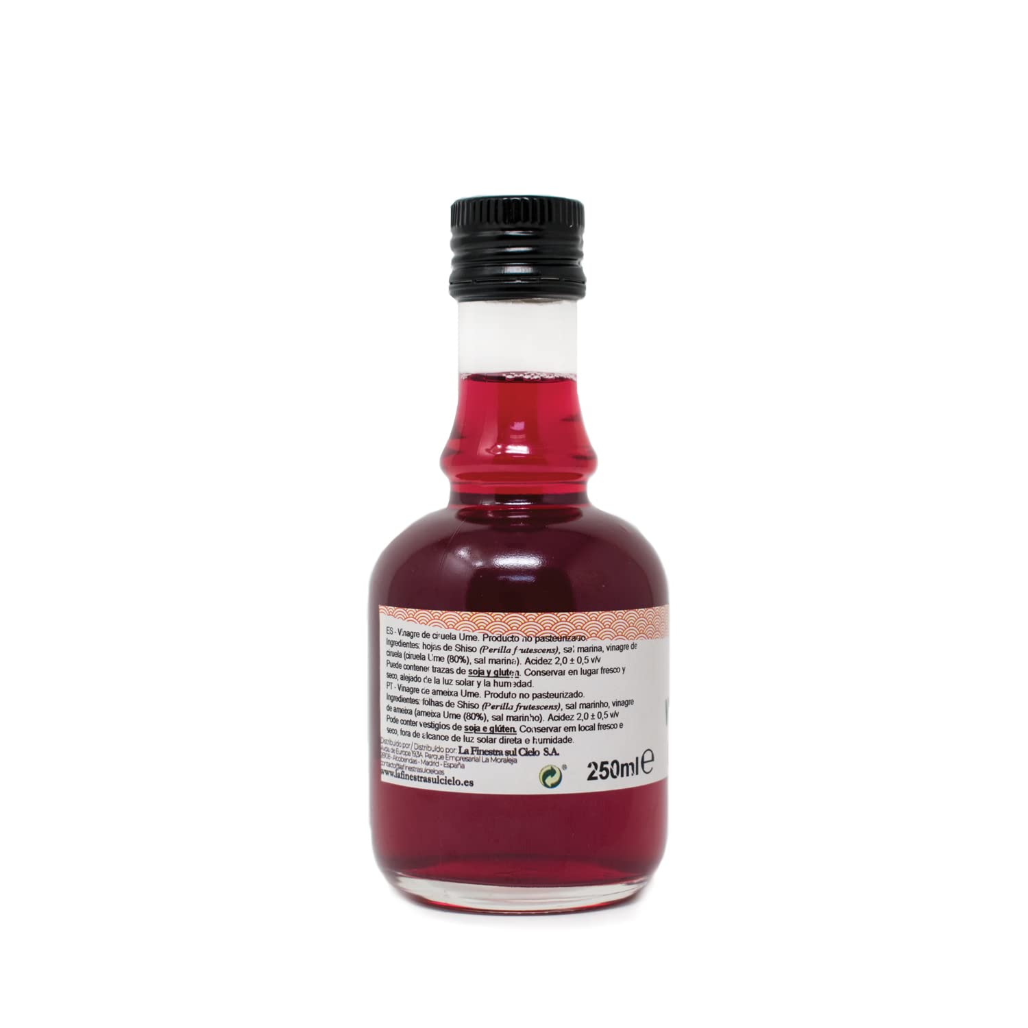 Vinagre de ciruela umeboshi 250 ml La Finestra Sul Cielo