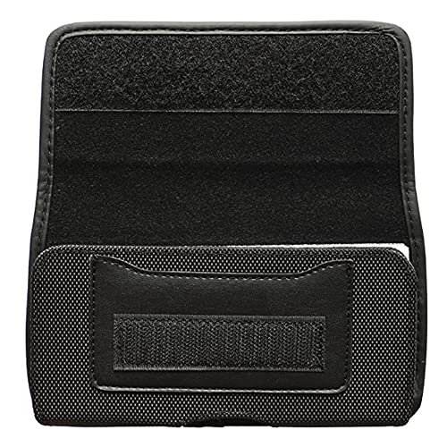 Pouch Case Compatible for Samsung Galaxy S23+ / S23-Plus Card Pocket Belt Clip Phone Holster Pouch with Screen Protector (Horizontal Pocket Pouch +Tempered Glass)