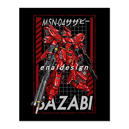 Hzong 数字油絵 ネオ ジオンガンダム シャア サザビー DIY絵 キャンバス油絵 数字キットによる絵画 数字塗り絵 手塗り デジタル油絵 手芸 キット ホーム オフィス装飾 子供 大人 初心者 芸術品 贈り物 40×50cm フレームレス