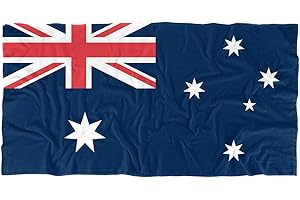 Trevco Australian Flag Officially Licensed Beach Towel 30" X 60"