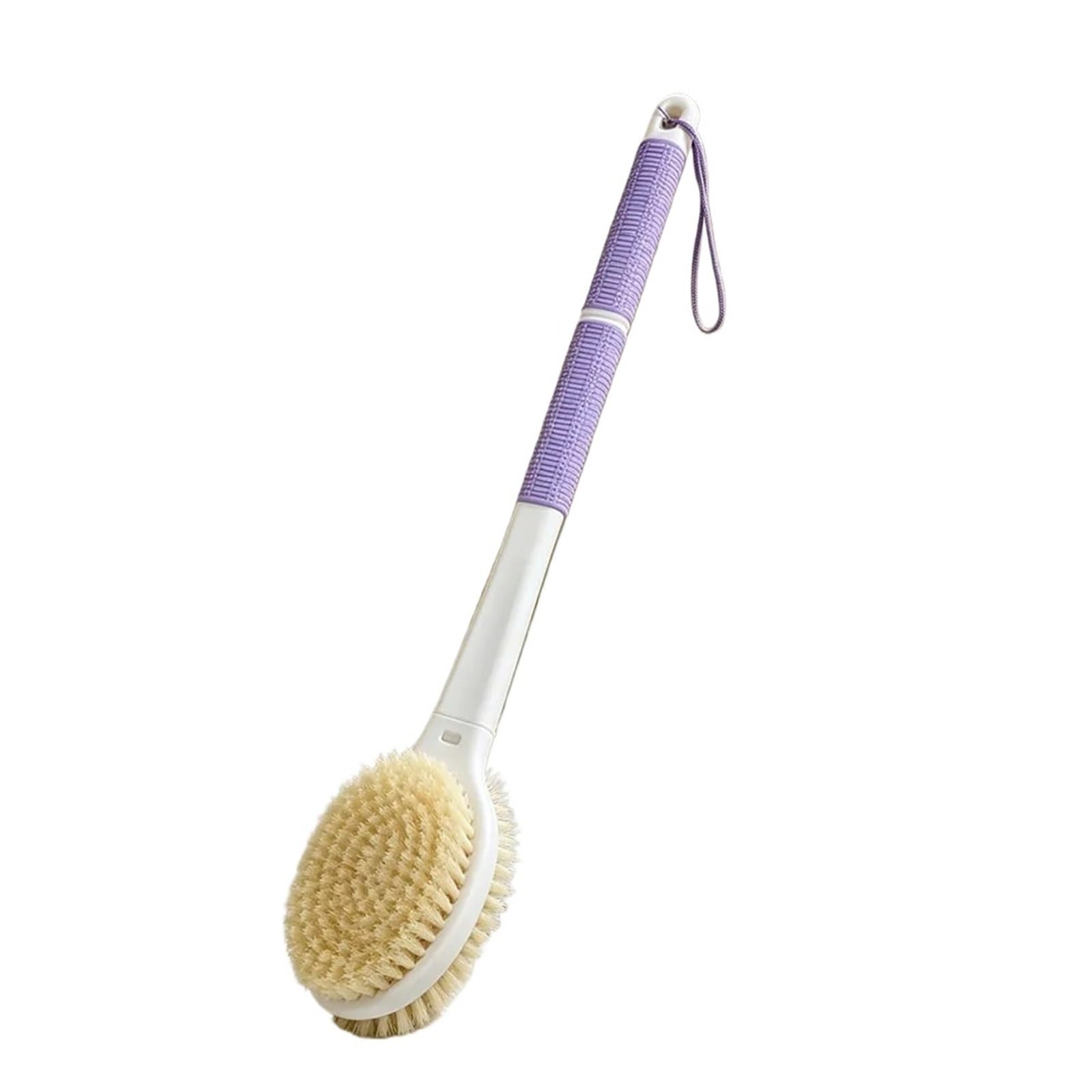Badebürste Mit Langem Stiel Doppelter Rückenschrubber for die Dusche | Badebürste mit langem Griff, Körperpeeling for Nass- oder Trockenbürsten, Männer und Frauen(2Pcs 44cm Mix Colors)