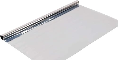 Intersolar Película de ventana tintado plateado espejo unidireccional residencial comercial 60" x 10 pies